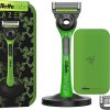 Gillette Labs Exfoliating Men's Razor, Razer Limited Edition, 2 Blade Refills, Travel Case