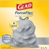 Glad Protection Series Force Flex Drawstring Odor Shield 13 Gallon 1/110ct