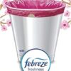 Glad Trash Bags, OdorShield Small Drawstring Garbage Bags, 4 Gallon Trash Bag, Febreze Cherry Blossom, 34 Count (Package May Vary)