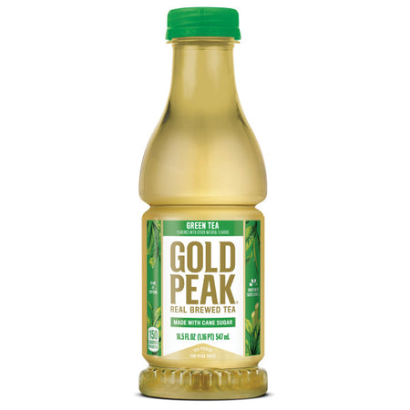 Gold Peak Green Tea, 18.5 Oz. Bottle, 12 Pack
