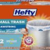 Hefty Small Trash Bags, Ocean Water Scent, 4 Gallon, (52 Count)