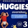 Huggies Overnites Size 3 Overnight Diapers (16-28 lbs), 132 Ct