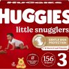 Huggies Size 3 Diapers, Little Snugglers Baby Diapers, Size 3 (16-28 lbs), 156 Ct