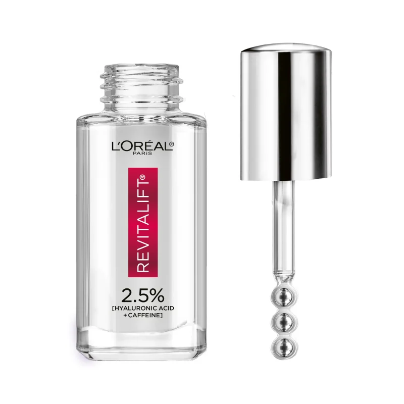 L’Oreal Paris Revitalift Hyaluronic Acid Caffeine Serum, 0.67 fl oz