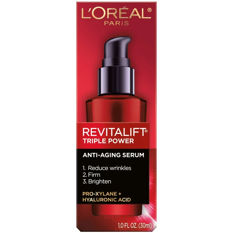 L’Oreal Paris Revitalift Serum Triple Power Anti Aging Serum, 1 fl oz