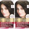 L'Oreal Paris Excellence Creme Permanent Hair Color, 4 Dark Brown, 100 percent Gray Coverage Hair Dye, Pack of 2