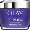 Olay Regenerist Retinol24 Night Face Cream Moisturiser With Retinol and Vitamin B3 50 ml, Fragrance Free