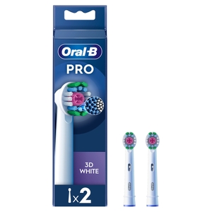Oral B 3D White Toothbrush Head - Pack of 2 Counts