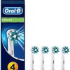 Oral B Cross Action Electric Toothbrush Replacement Brush Heads Refill, 4Count