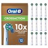 Oral B Cross Action Toothbrush Heads - 12 Pack
