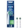 Oral B CrossAction White Toothbrush Head - Pack of 2 Counts