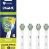 Oral-B FlossAction Electric Toothbrush Replacement Brush Heads, 4ct