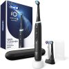 Oral-B iO Deep Clean + Whiten Rechargeable Electric Powered Toothbrush, Black with iO Series 5 Limited, 3 Brush Heads, and Travel Case - Pressure Sensor to Protect Gums - 5...