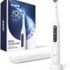 Oral-B iO Series 5 Electric Toothbrush with (1) Ultimate White Brush Head, Rechargeable, White