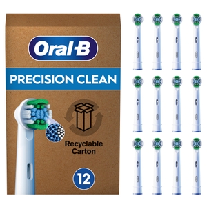 Oral B Precision Clean Toothbrush Heads - 12 Pack