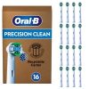 Oral B Precision Clean Toothbrush Heads - 16 Pack