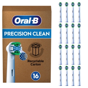 Oral B Precision Clean Toothbrush Heads - 16 Pack