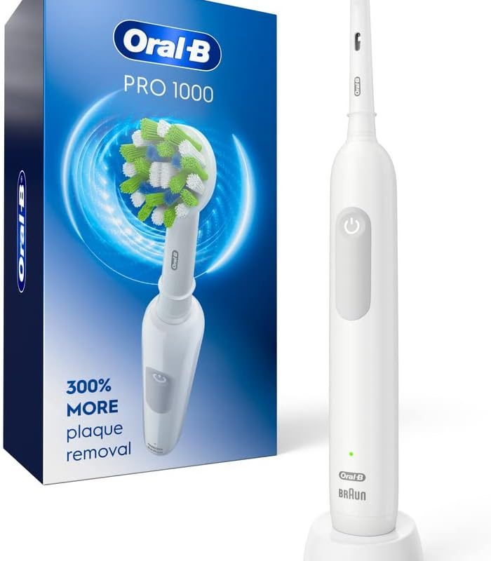 Oral-B Pro 1000 Rechargeable Electric Toothbrush, White