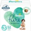 Pampers Pure Protection Diapers – Size 3, One Month Supply (168 Count), Hypoallergenic Premium Disposable Baby Diapers