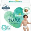 Pampers Pure Protection Diapers - Size 5, One Month Supply (132 Count), Hypoallergenic Premium Disposable Baby Diapers (Packaging May Vary)