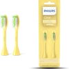 Philips Bh1022/02 One Electric Tooth Brush Brush Head, Yellow, 2 Count, Pack of