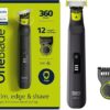 Philips Norelco OneBlade 360 Pro Hybrid Electric Shaver & Trimmer, QP6531/70, Black