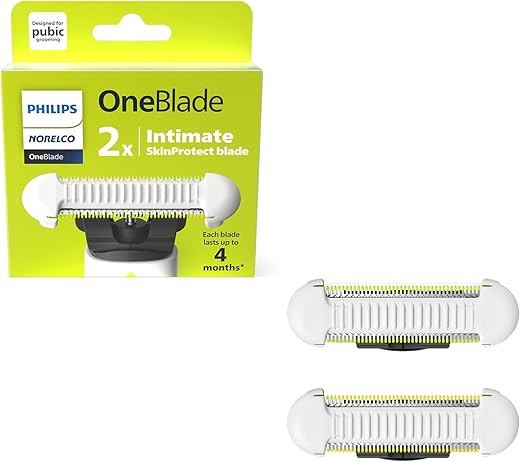 Philips Norelco OneBlade Skin Protect Replacement Blade, for OneBlade Electric Shaver and Trimmer, Durable Stainless Steel, Trim and Shave with Extra Skin Protection, 2 Count,...