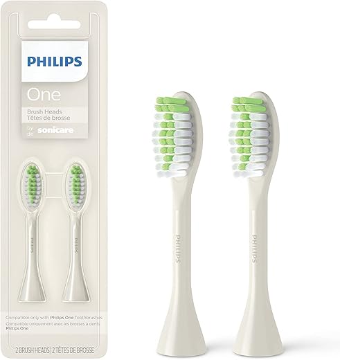 Philips One by Sonicare, 2 Brush Heads, Snow, BH1022/07