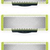 Philips OneBlade Original Replacement Blades, For OneBlade Electric Shaver and Trimmer, Durable Stainless Steel, Trim, Edge and Shave, 3 pack, Model QP230/50