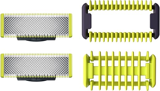 Philips OneBlade Razor Face & Body, Body Kit with 2 Blades, 1 Body Comb 2 Blades