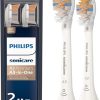 Philips Sonicare Genuine A3 Premium All-in-One Replacement Toothbrush Heads, 2 Brush Heads, White, HX9092/65