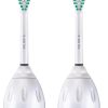 Philips Sonicare Genuine E-Series Replacement Toothbrush Heads, 2 Brush Heads, White, Frustration Free Packaging, HX7022/30