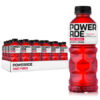 Powerade Zero Sugar Fruit Punch, 20 Oz. Bottles, 24 Pack
