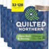 Quilted Northern Ultra Soft & Strong Toilet Paper, 32 Mega Rolls = 128 Regular Rolls, 5X Stronger, Premium Soft Toilet Tissue with Recyclable Paper Packaging