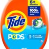 Tide PODS Laundry Detergent Soap Pacs, HE Compatible, 112 ct, Powerful 3-in-1 Clean, Clean Breeze