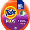 Tide PODS Laundry Detergent Soap Pods, Spring Meadow, 81 count