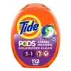 Tide Pods Laundry Detergent Soap Pods, Spring Meadow Scent, 112 Count