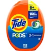 Tide PODS Liquid Laundry Detergent, Original Scent, HE Compatible, 112 Count