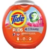 Tide PODS Plus Downy 4 in 1 HE Turbo Laundry Detergent Pacs, April Fresh Scent, 61 Count Tub
