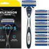 WILKINSON SWORD - Hydro 5 Skin Protection For Men | Hydrating Gel & Precision Trimmer | Razor Handle + 13 Razor Blade Refills