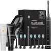 Aquasonic Black Series Ultra Whitening Toothbrush with Complete Care Toothpaste