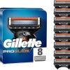 Gillette ProGlide Men’s Razor Blade Refills, 8 Count, with 5 Anti-Friction Blades for a Close, Long-Lasting Shave