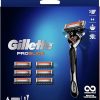Gillette ProGlide Men's Razor, with Flexball Technology + 7 Razor Blade Refills with Precision Trimmer, 5 Anti-Friction Blades