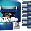 Gillette ProGlide Razor Blades, 12 Replacement Blades for Men's Wet Razor with 5-Way Blade