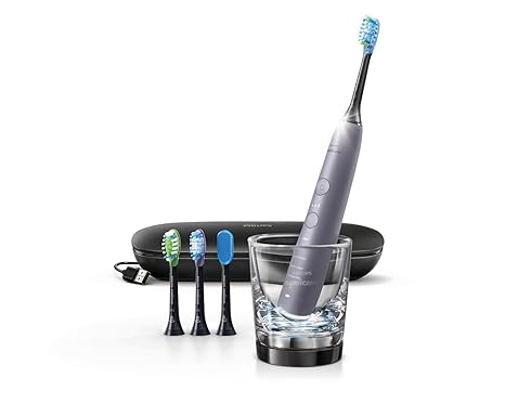 Philips Sonicare DiamondClean Smart 9500 Rechargeable Electric Power Toothbrush, Grey, HX9924/41