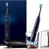 Philips Sonicare DiamondClean Smart 9750 Rechargeable Electric Power Toothbrush, Lunar Blue, HX9954/56
