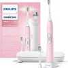 PHILIPS Sonicare ProtectiveClean 6500 Rechargeable Electric Power Toothbrush with Charging Travel Case and Extra Brush Head, Pink, HX6462/06