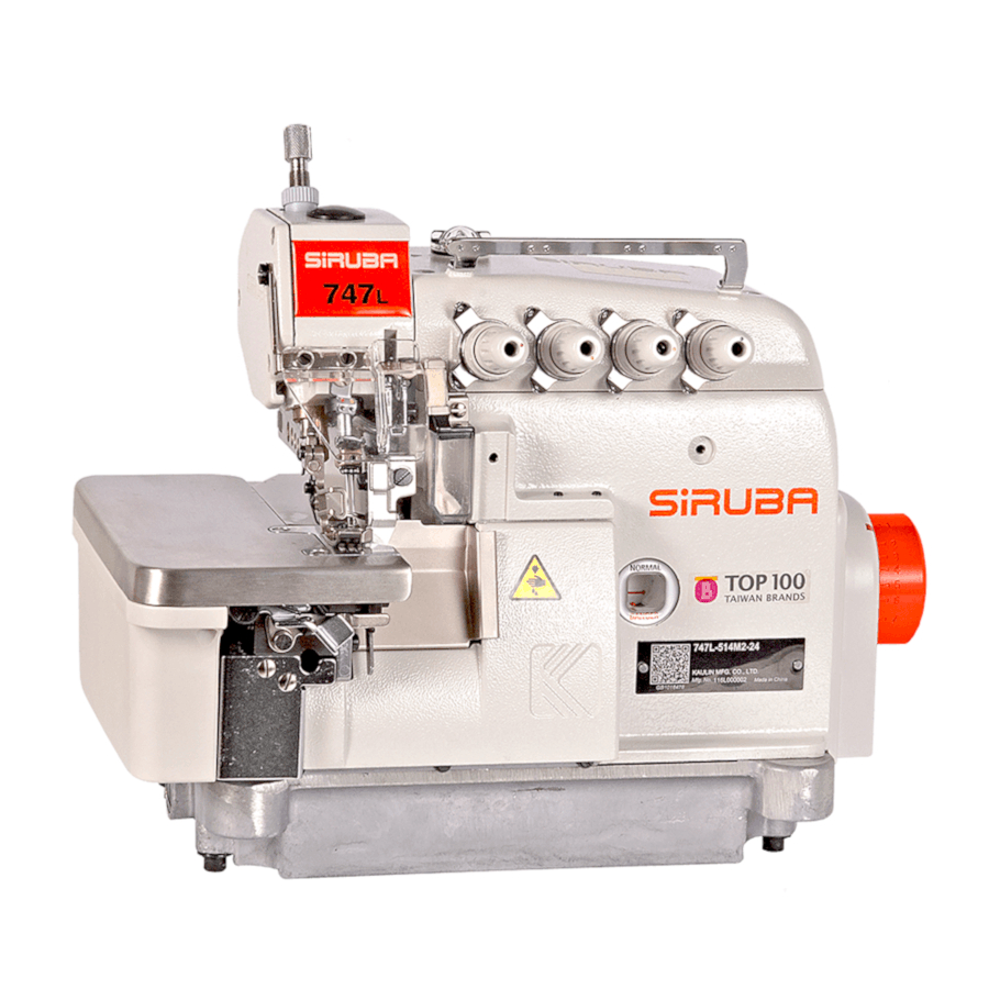 Siruba 757KT-516X3-56/CT/DKKU + Templex sewing machine overlocker