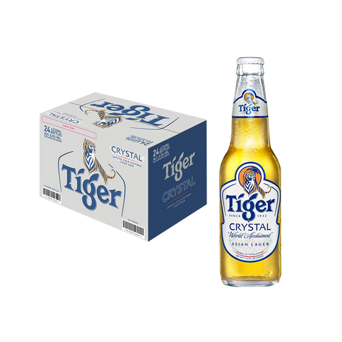 Tiger Crystal Lager Beer 24btls x 330ml