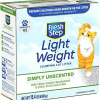 Fresh Step Simply Unscented Lightweight Clumping Cat Litter, 15.4 Pounds